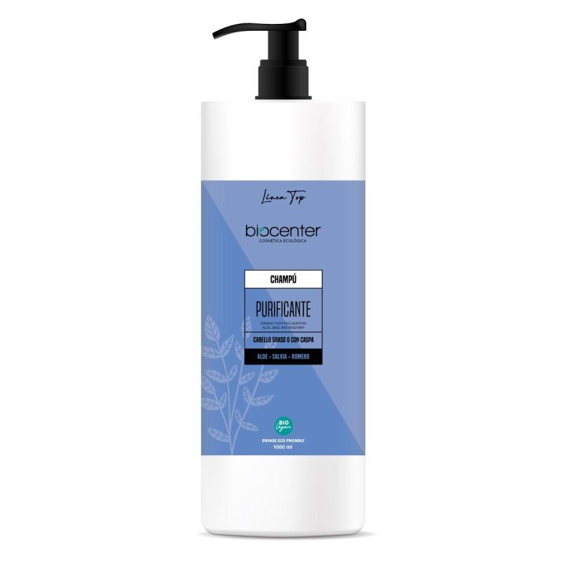 Biocenter zuiverende shampoo met aloë, salie en rozemarijn 1 l