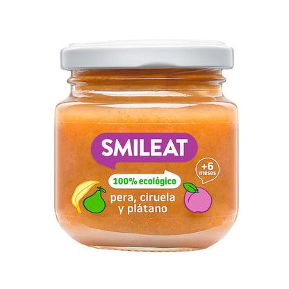 Pack petits pots de fruits +6 mois Smileat 5 unités de 130 g