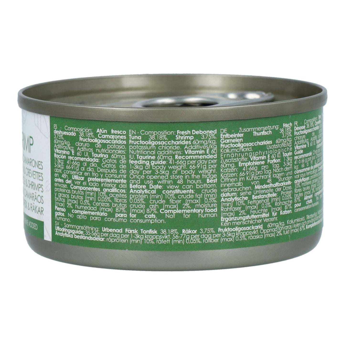 Kit Cat Lata Toppers - Atún & Camarones 80 g Comida húmeda para gatos en gelatina