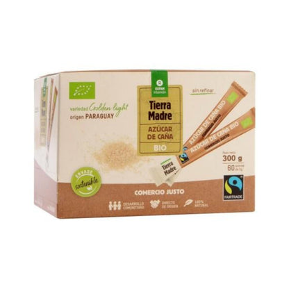 Bio-Rohrzucker-Einzelportionen Tierra Madre 60 Einzelportionen