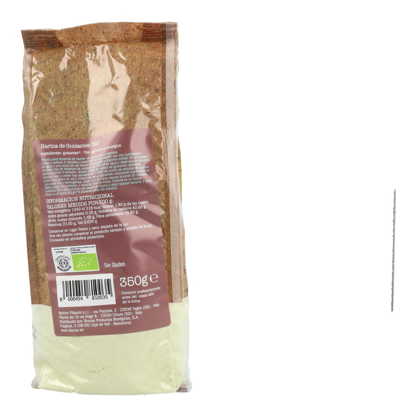 Mąka grochowa bezglutenowa Biovitagral 350 g