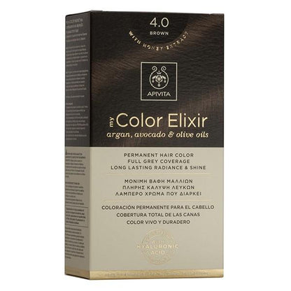 Haarverf My Color Elixir N4.0 Kastanjebruin Apivita