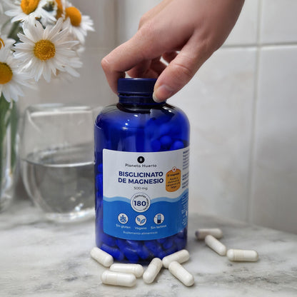 Confezione 2xMagnesio bisglicinato 500 mg Planet Orchard 180 capsule