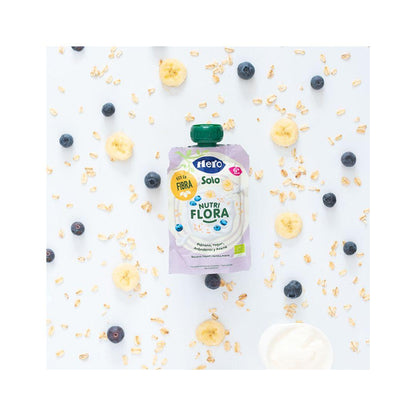 Bustina Nutri Flora gusto banana, mirtilli, yogurt e avena 100 g Hero Solo
