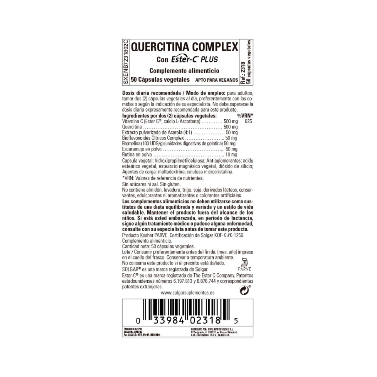 Quercitine Complex 100 gélules