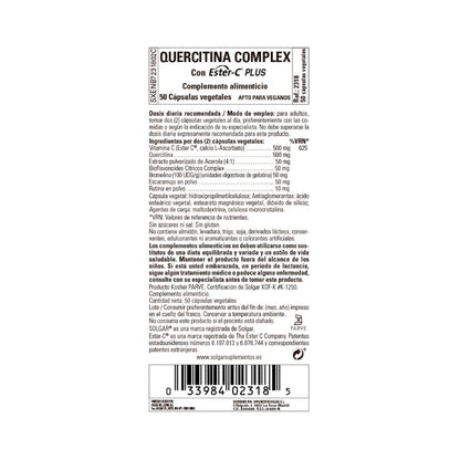Pack 2 x Quercitina Complex, Solgar