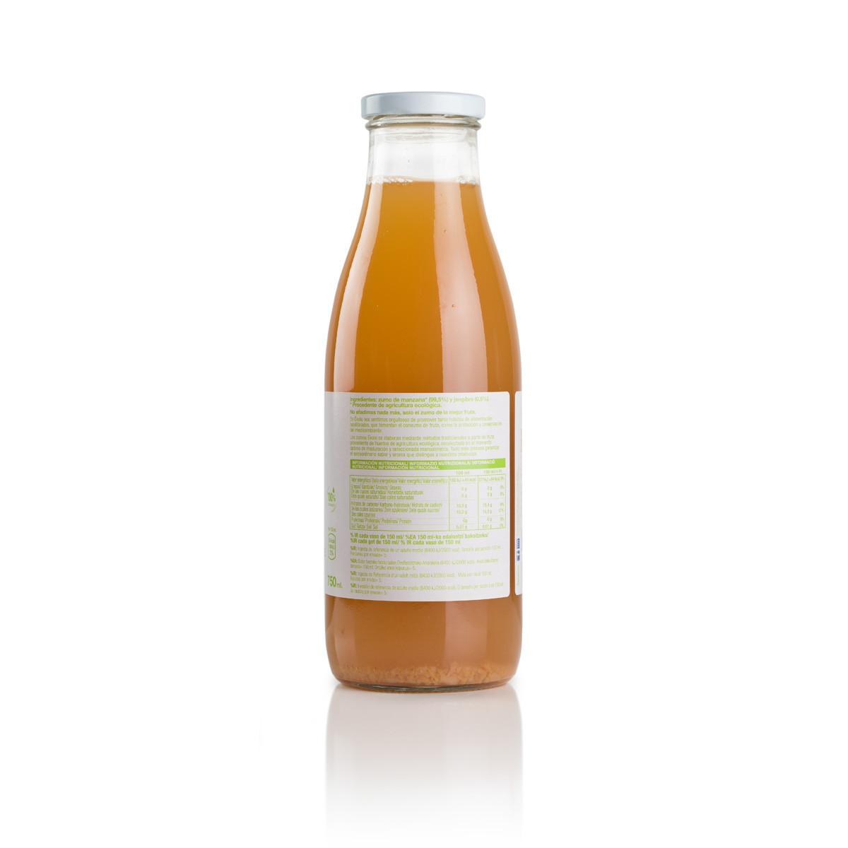 100 % Bio-Apfel-Ingwer-Saft Ékolo 750 ml