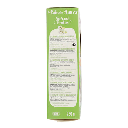 Le Pain de Fleurs Bio-Buchweizen-Toast für besondere Morgen 230 g