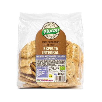 Mini krakersy orkiszowe z chia Biocop 200 g