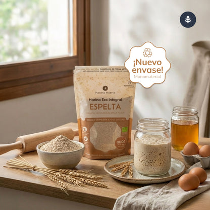 Wholemeal Spelt Flour Eco Planeta Huerto 800 g