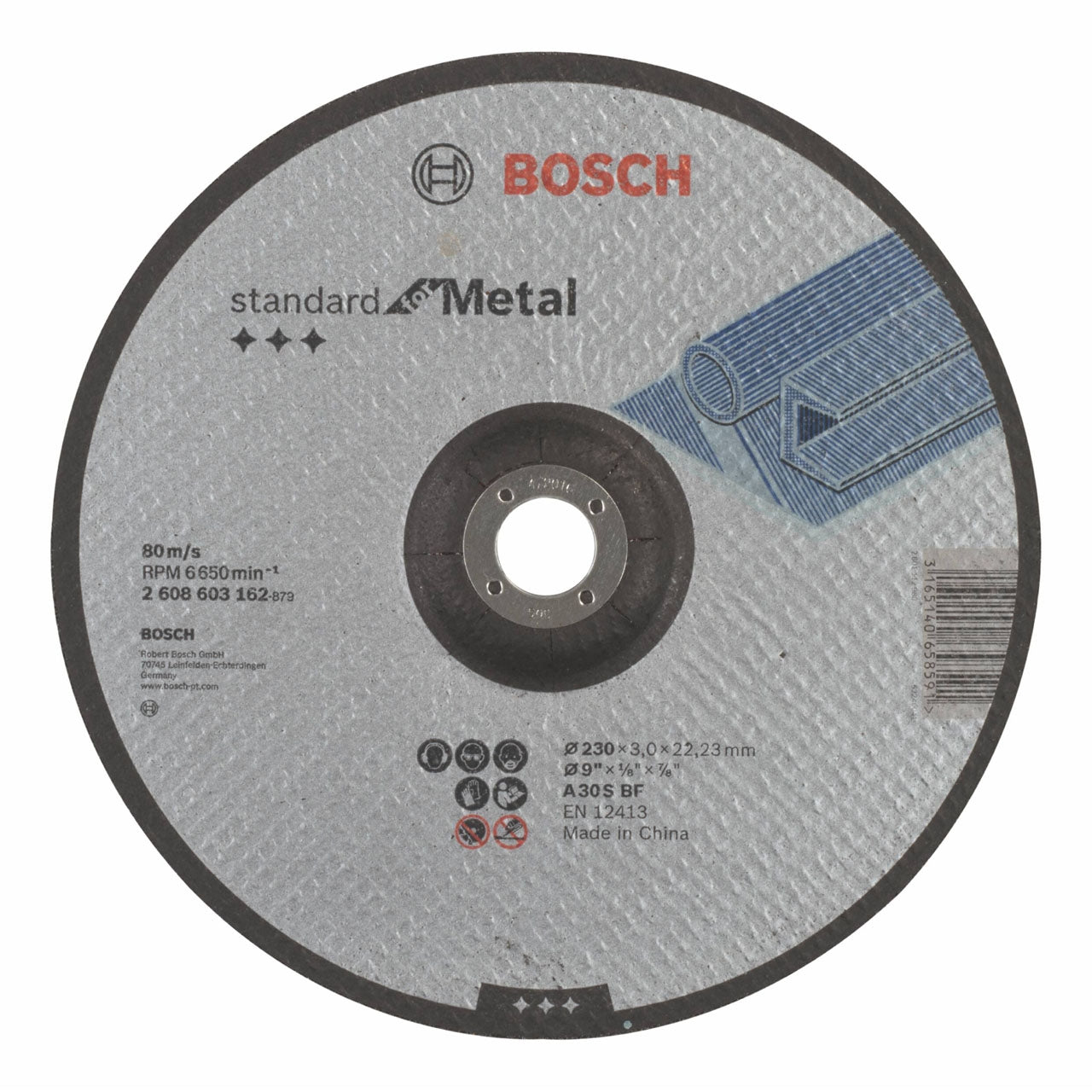 Bosch slipskiva för slipmaskin 230 mm för metall