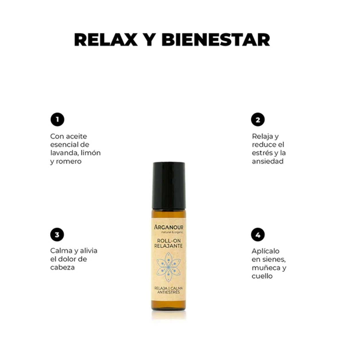 Roll-on relaxant, Arganour, 10 ml