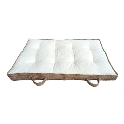 Cuscino Palet Jute-Alg 120X80X10 cm - Ecru