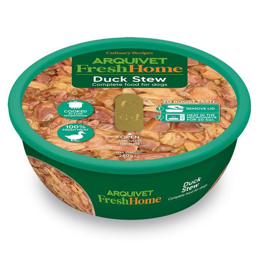 Arquivet Fresh Home Duck Stew Nassfutter für Hunde mit Entenfleisch 280 g