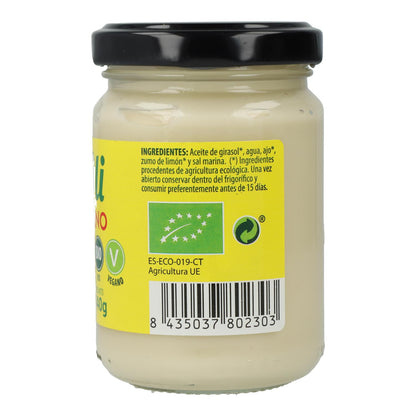 Vegane, glutenfreie Bio-Knoblauch-Aioli von Sol Natural, 140 g