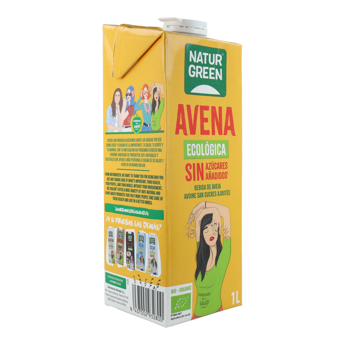 Haferdrink ohne Zuckerzusatz Bio NaturGreen 1 l