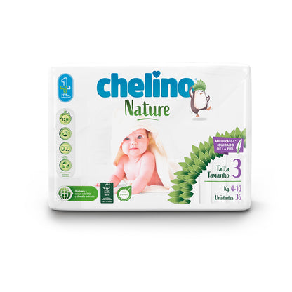 Chelino Nature Nappies T3 4-10 kg, 36 pcs
