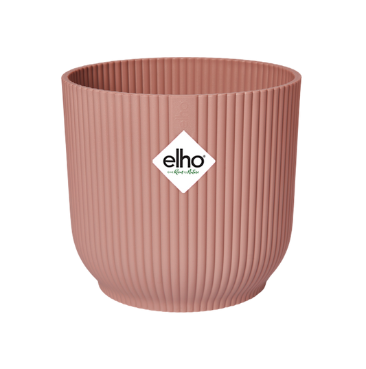 Elho Vibes Fold Round Delicate Pink Plant Pot 18 cm