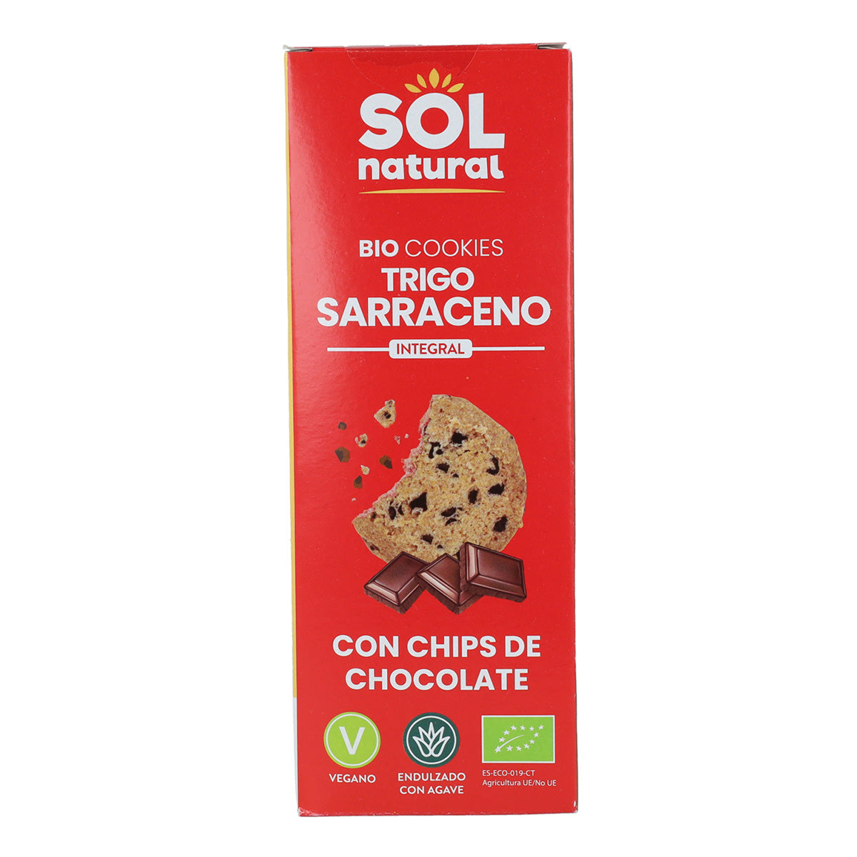 Biscotti al grano saraceno e cioccolato biologici Sol Natural 170 g