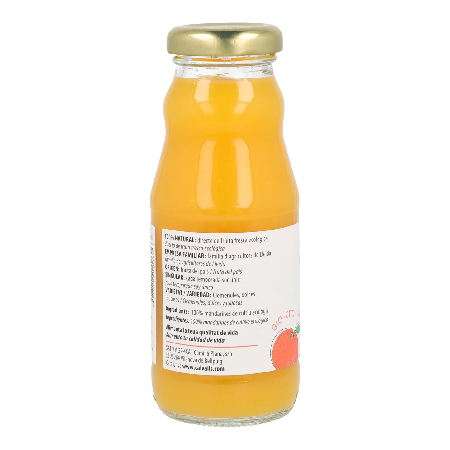 Cal Valls organic mandarin juice 1 L