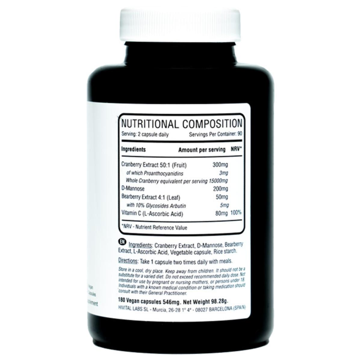 Amerikanische Cranberry 15000 mg 180 vegane Kapseln Hivital
