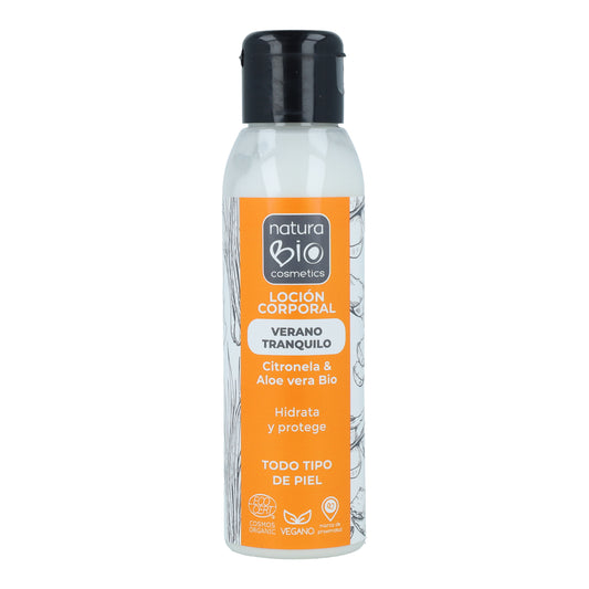 NaturaBIO Peaceful Summer Citronella Repellent Body Lotion, 100 ml
