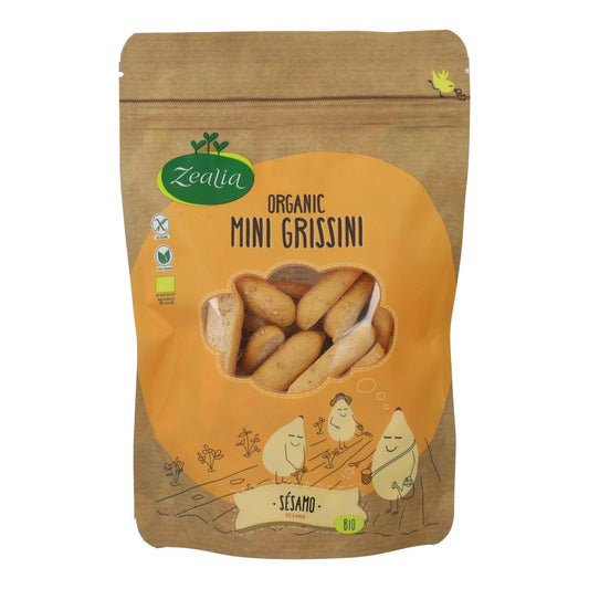 Mini Grissini Sesamstengels BIO Glutenvrij Zealia 70 g