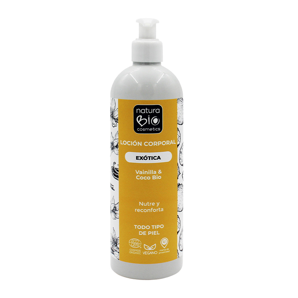 Exotische Körperlotion Vanille & Kokos Bio 500 ml NaturaBIO