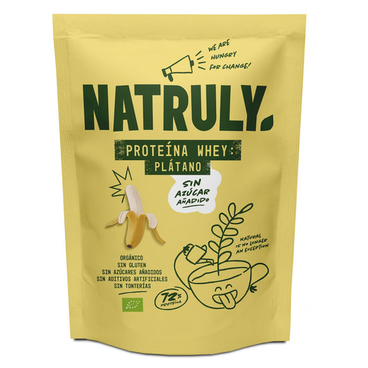 Vassleprotein med banansmak Natruly 350 g