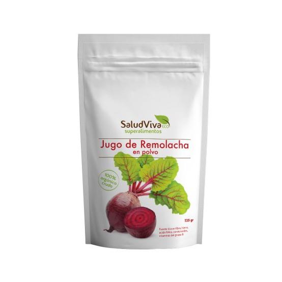 Organic beetroot juice powder 125 g, Salud Viva