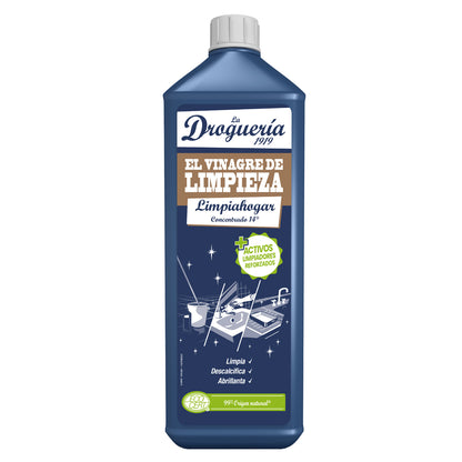 Konzentrierter Haushaltsreinigungsessig, 14º Flasche, LA DROGUERIA 1919, 1 l