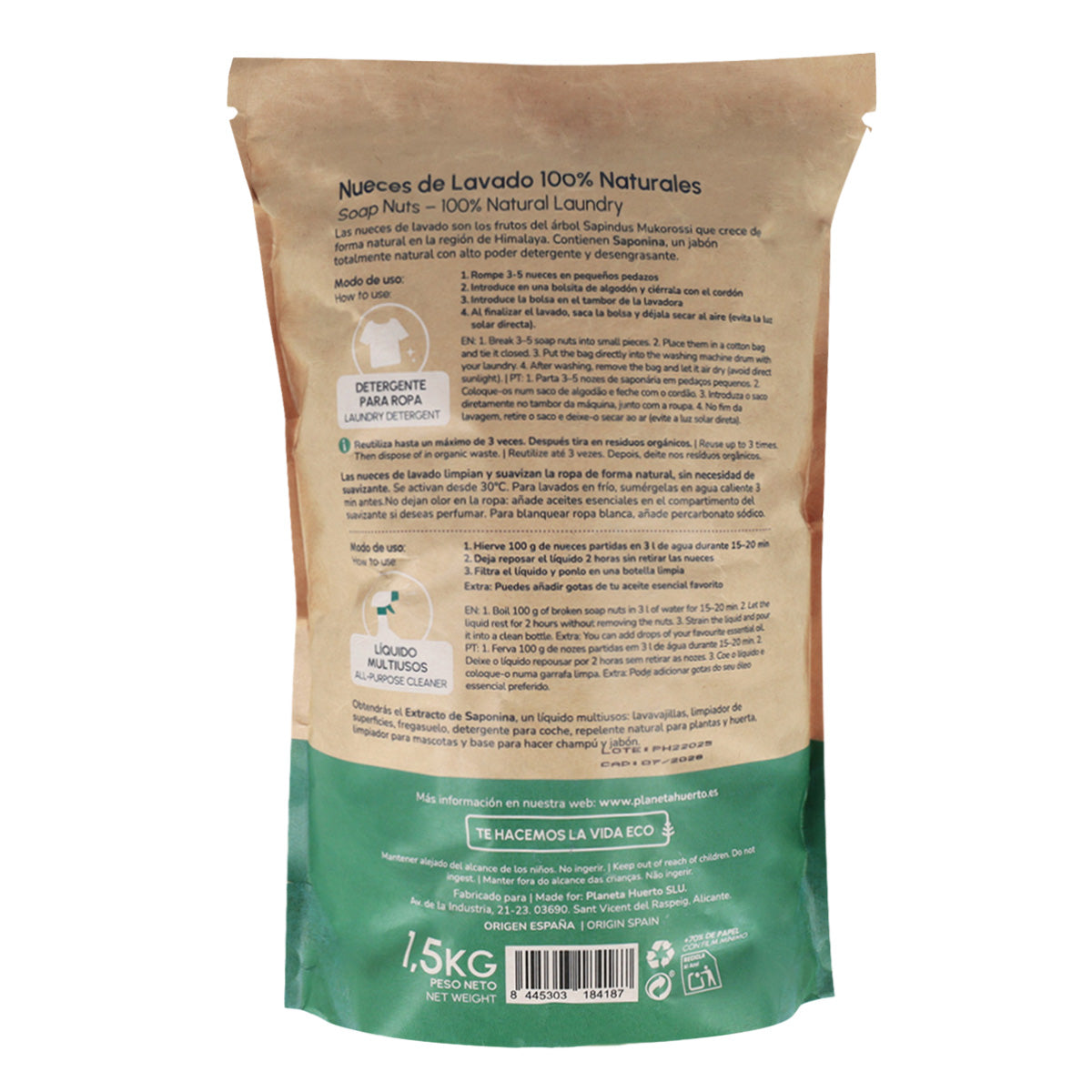 Planeta Huerto Washed Walnuts 1,5 kg