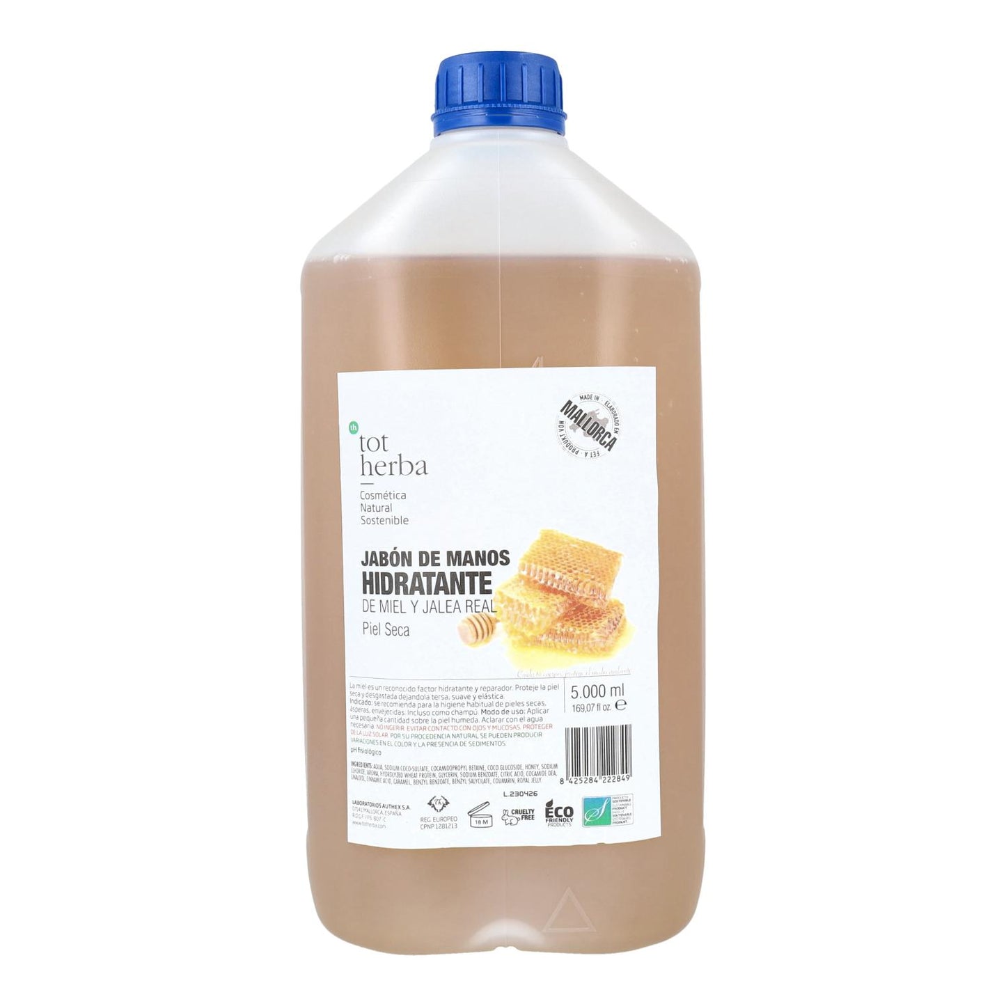 Handseife mit Honig und Gelée Royale 5 Liter Tot Herba