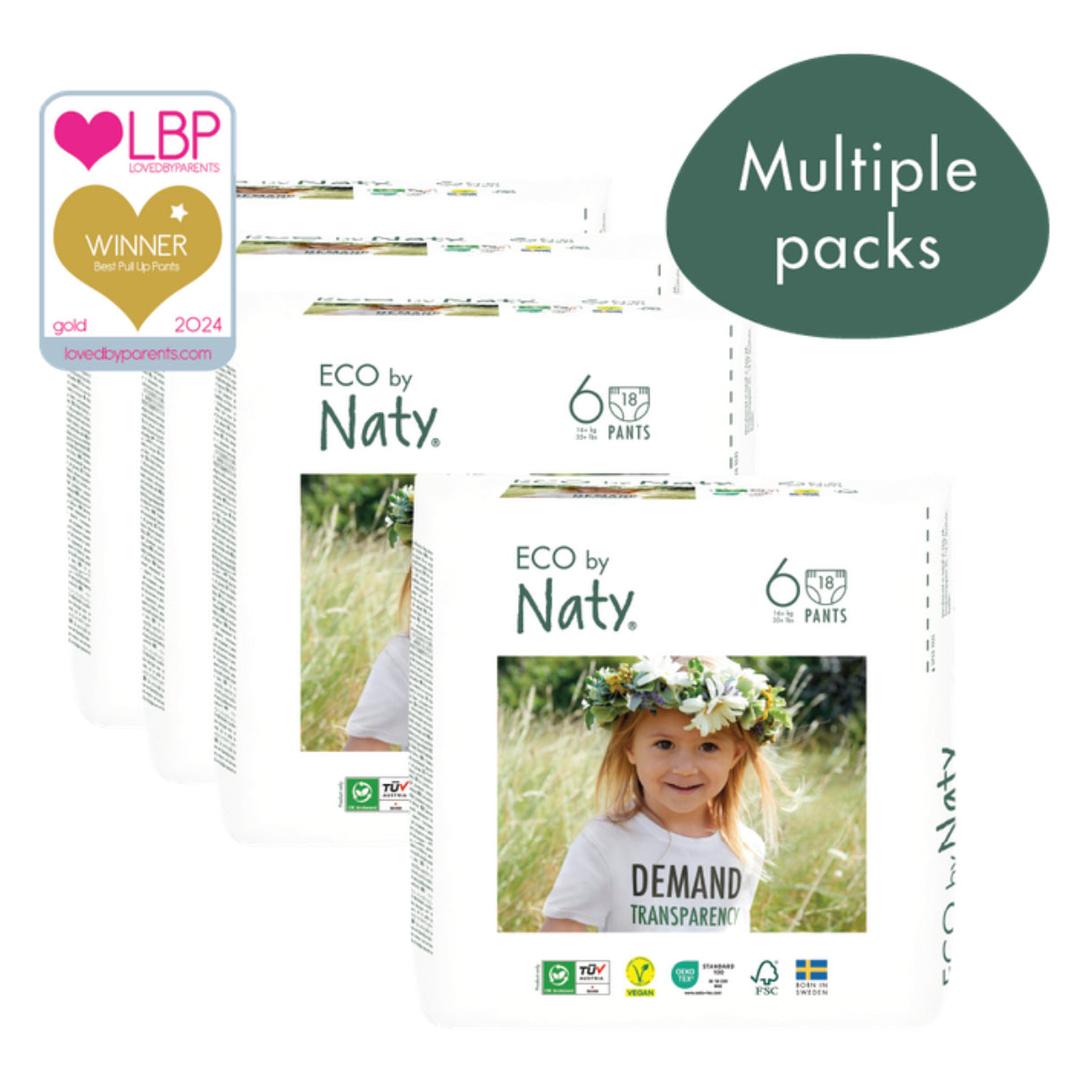 Windelpack Nr. 6 Naty 16+ kg 36 Stück