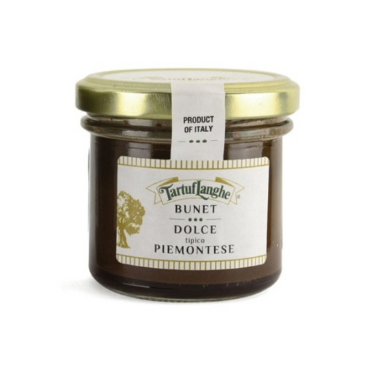 Schokoladenflan mit Amaretto-Likör Tartuflanghe 100g