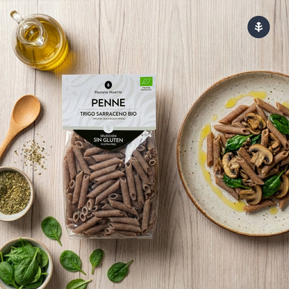 Maccheroni di grano saraceno ECO senza glutine Planeta Huerto 500 g