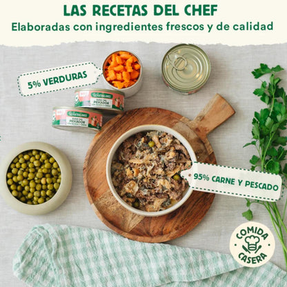 Zestaw rybny z łososiem i wieprzowiną dla kotów 6 x 80 g Wild Balance