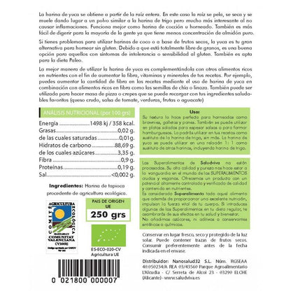 Tapiokamjöl Salud Viva 250 g