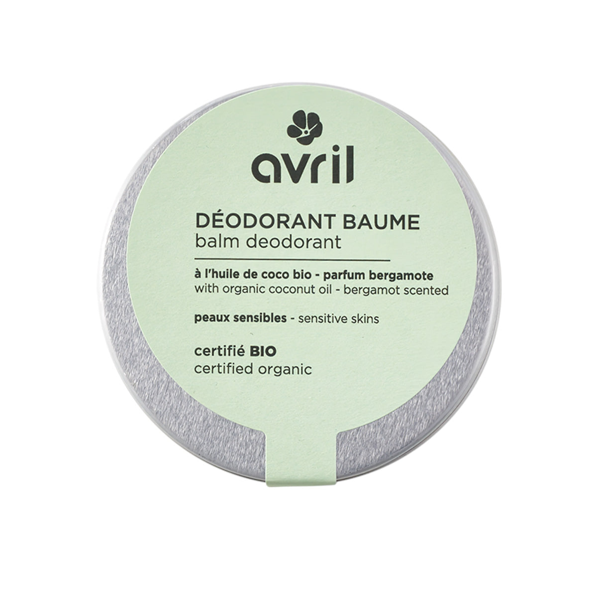 Deodorant-Balsam für empfindliche Haut Bergamotte, Avril, 85 g