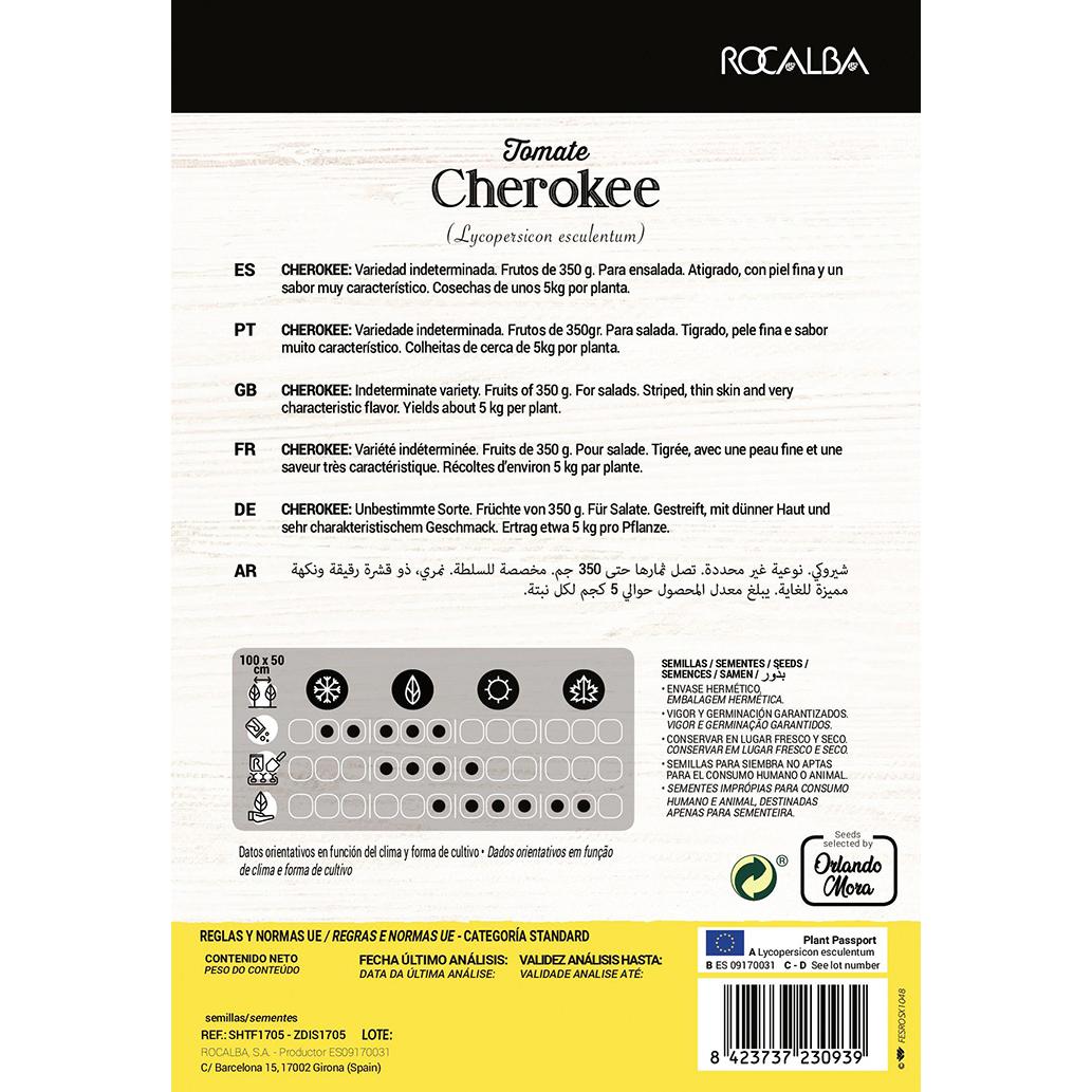 Nasiona pomidorów Kolekcja Cherokee