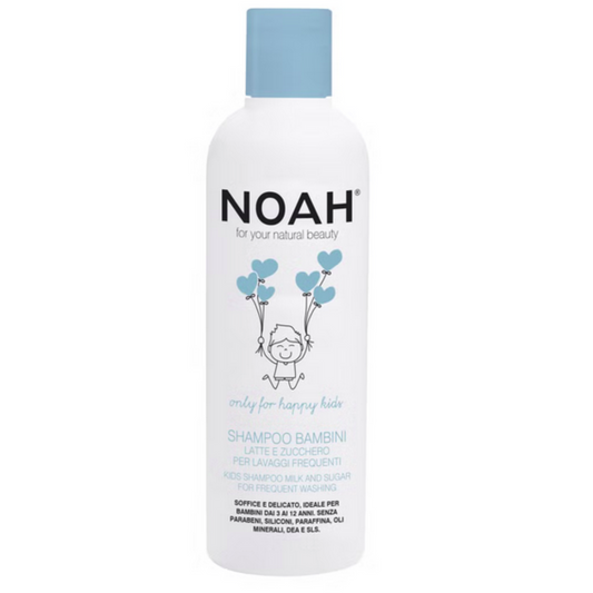Shampooing lait et sucre pour lavages fréquents Noah 250 ml