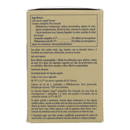 2-pack Acidophilus plus advanced Solgar 60 vegetabiliska kapslar