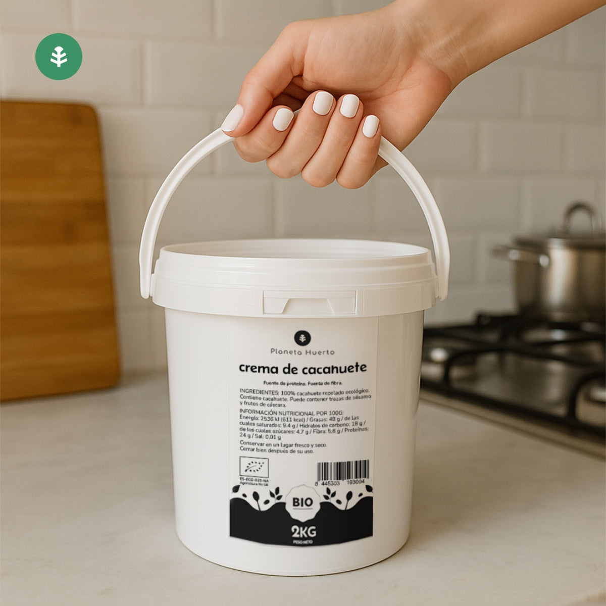 Erdnusscreme ECO Planeta Huerto 2 kg