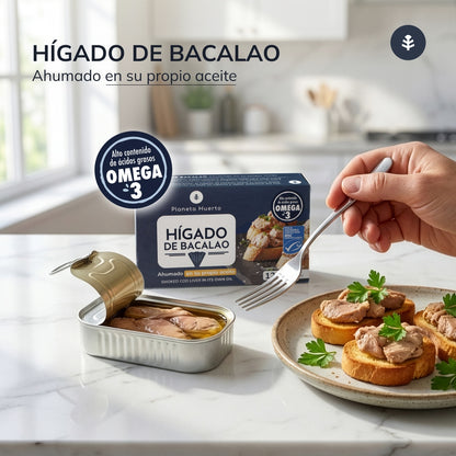 Kabeljauleber in eigenem Öl Planeta Huerto 120 g