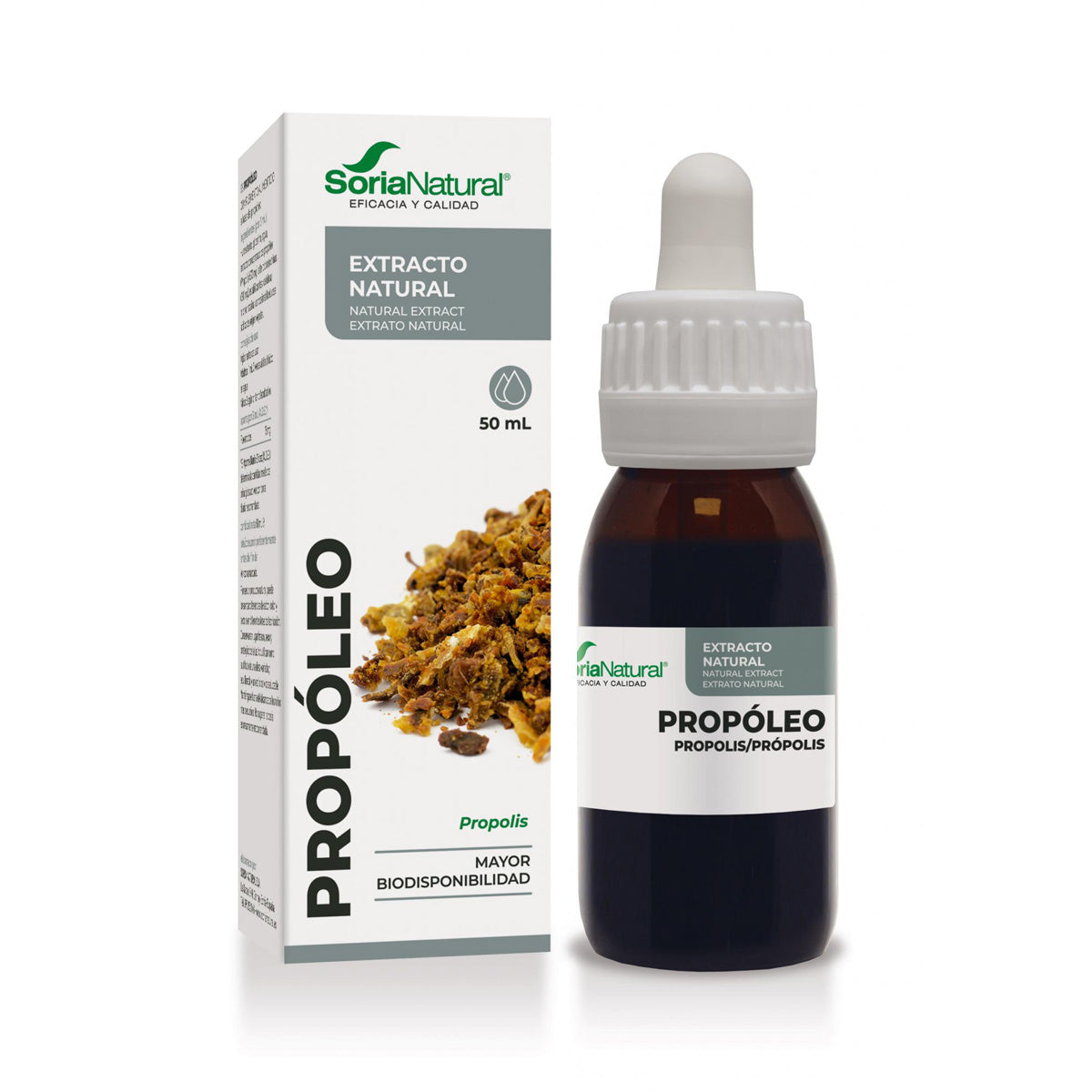 Pakket van 3 Propolis-extract XXI Soria Natural 50 ml