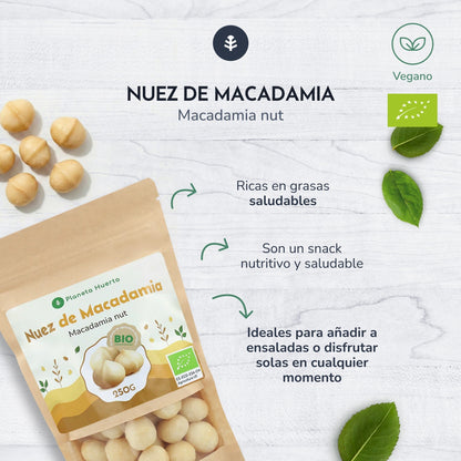 Noix de macadamia ECO Planeta Huerto 250 g