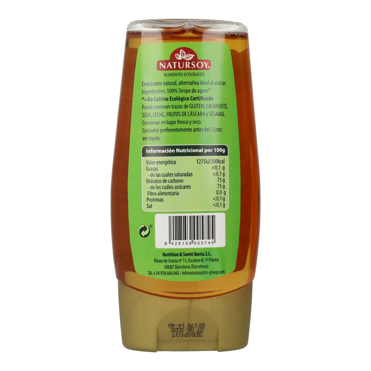 Sciroppo d'agave ECO Natursoy 350 g