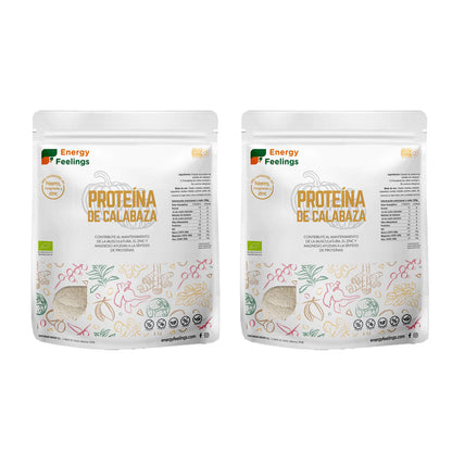 Pakket 2x Energy Feelings ECO pompoenproteïne 1 kg