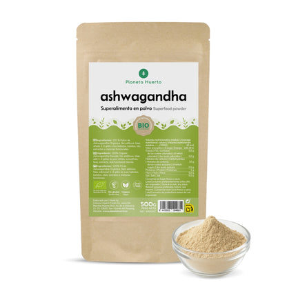Ashwagandha i pulverform ECO Planeta Huerto 500 g