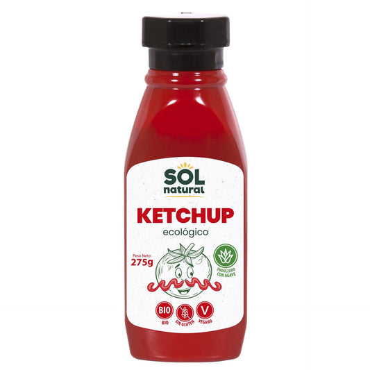 Ketchup con sciroppo d'agave biologico Sol Natural 275 g
